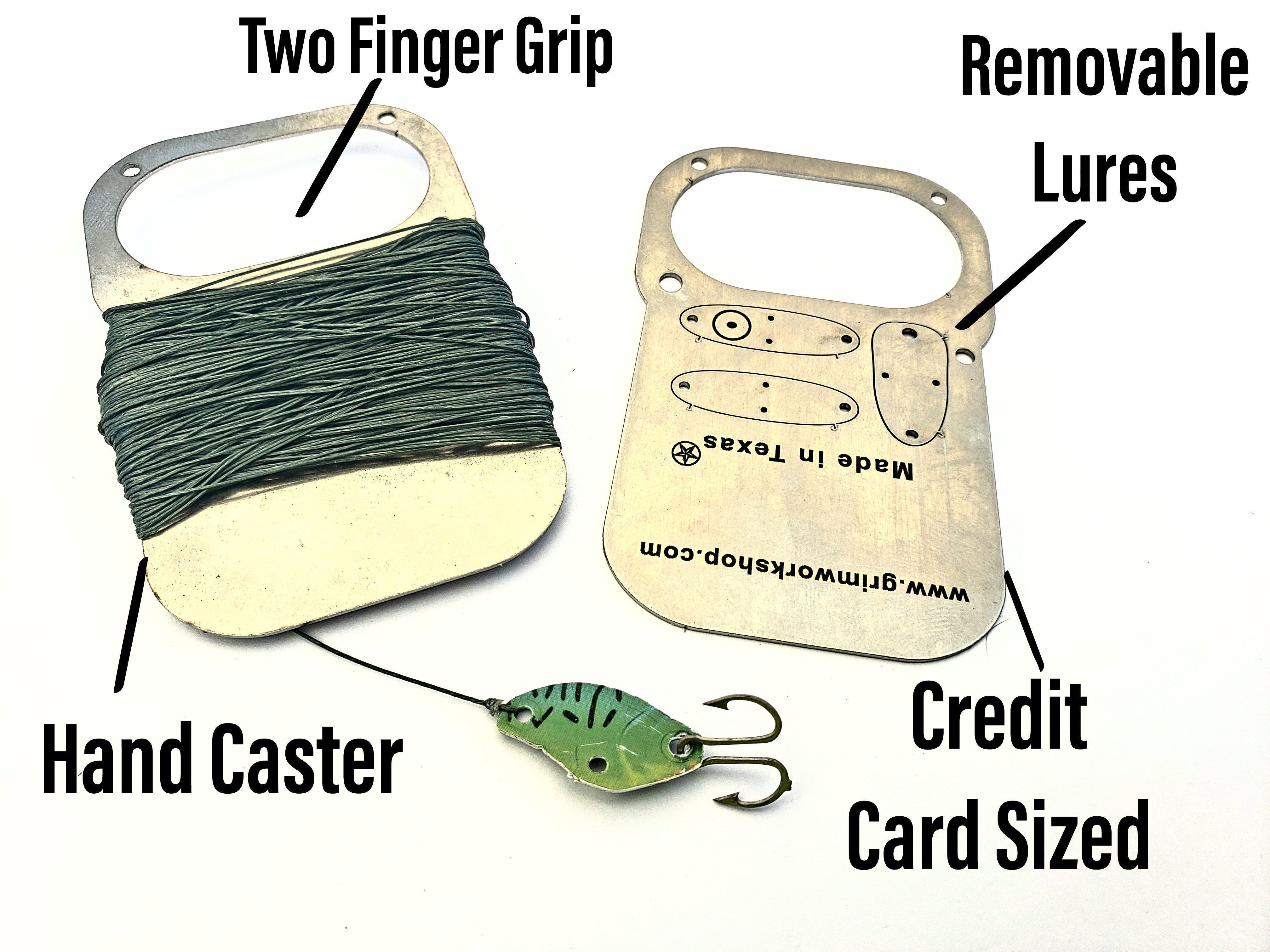 Hand Caster Fishing survival card tool – Grimworkshop