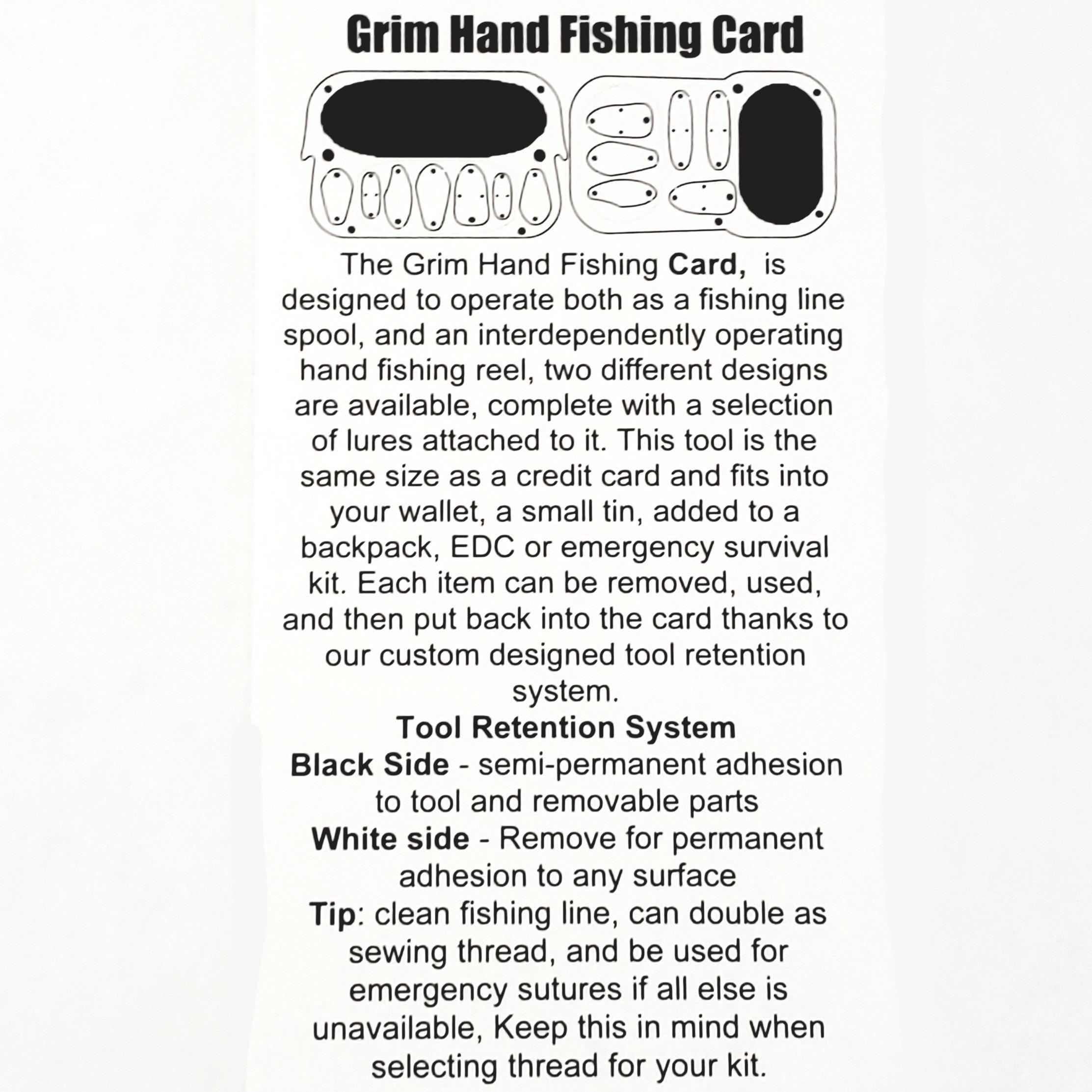 Fishing Lure Light Absorption - EDC Tip Card – Grimworkshop