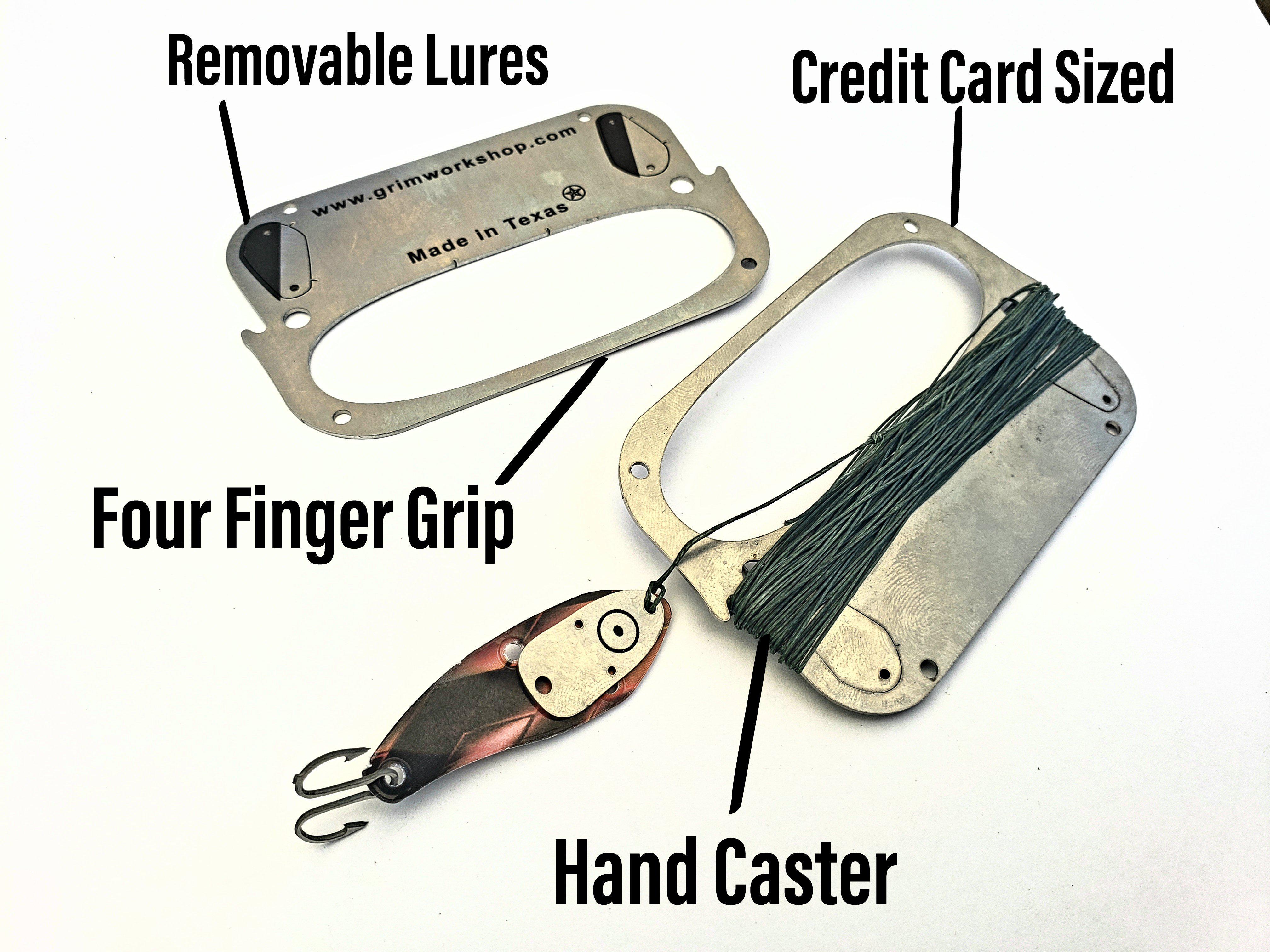 Hand Caster Fishing Card Credit card size fishing handline reel