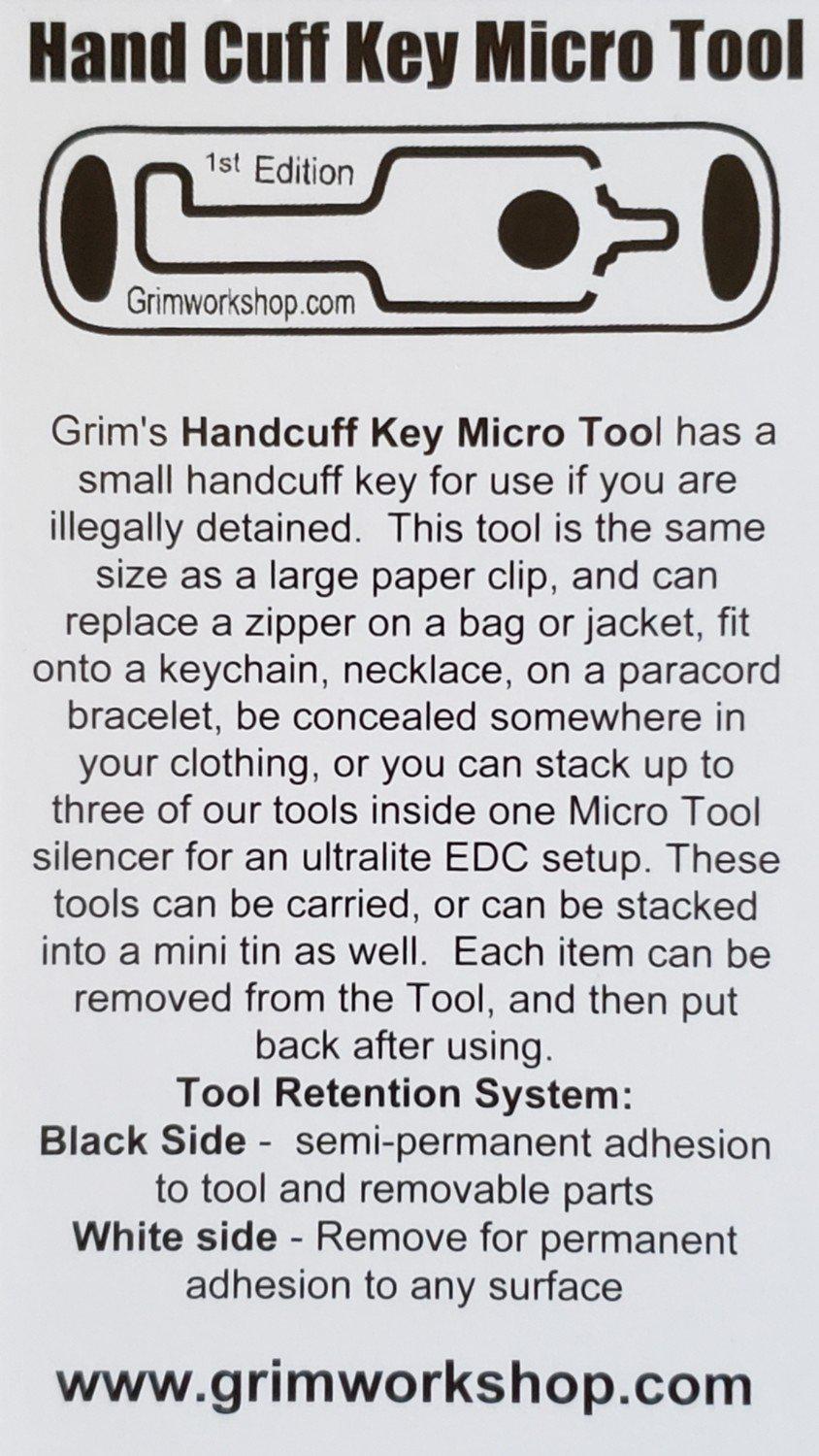 hidden handcuff key and handcuff key bracelet tool