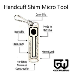 how to shim handcuffs using the micro handcuff shim tool
