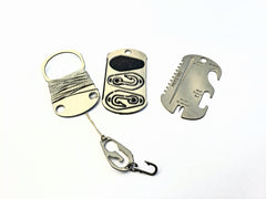 Hook / Lure Fishing Kit Dog Tag Survival Necklace-Grimworkshop-bugoutbag-bushcraft-edc-gear-edctool-everydaycarry-survivalcard-survivalkit-wilderness-prepping-toolkit