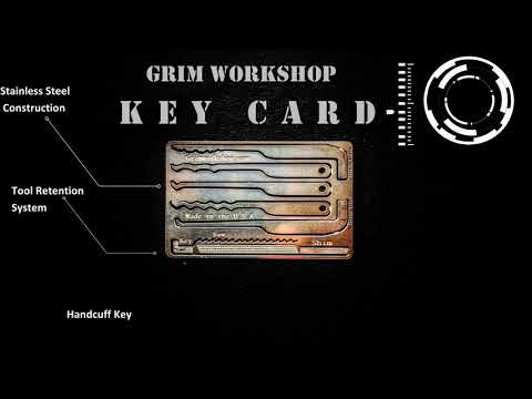 Lock Pick Rake Micro Tool  2 in 1 Lock Pick Keyring – Grimworkshop