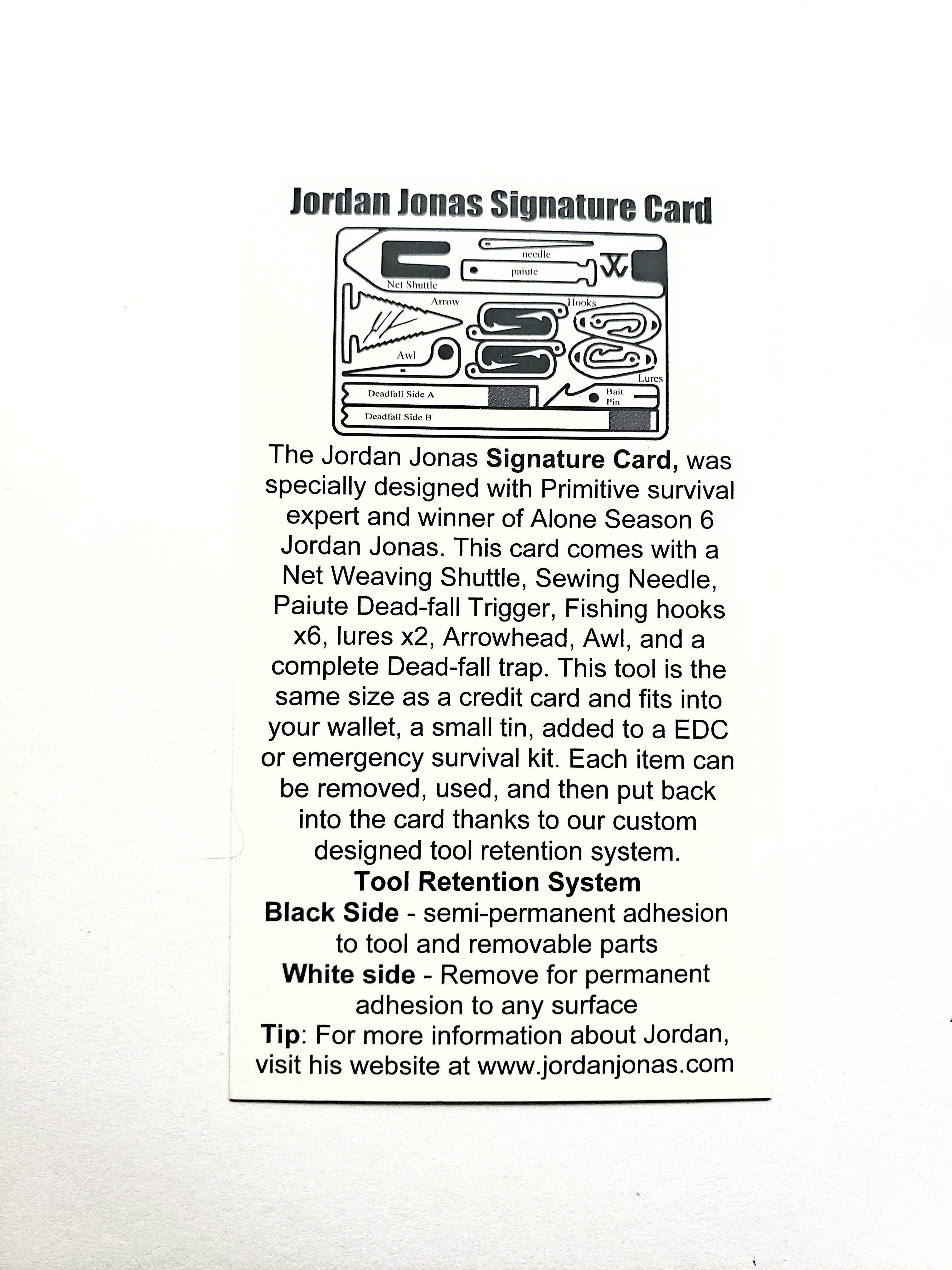 Jordan Jonas Signature Survival Card-Grimworkshop-bugoutbag-bushcraft-edc-gear-edctool-everydaycarry-survivalcard-survivalkit-wilderness-prepping-toolkit