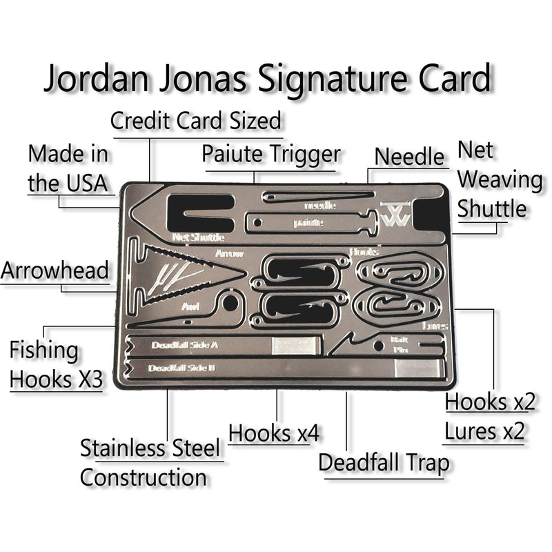 Jordan Jonas Alone Season 6 winner Jordan Jonas Survival Card