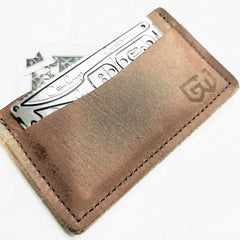 Leather Front Pocket Wallet Horizontal-Grimworkshop-bugoutbag-bushcraft-edc-gear-edctool-everydaycarry-survivalcard-survivalkit-wilderness-prepping-toolkit