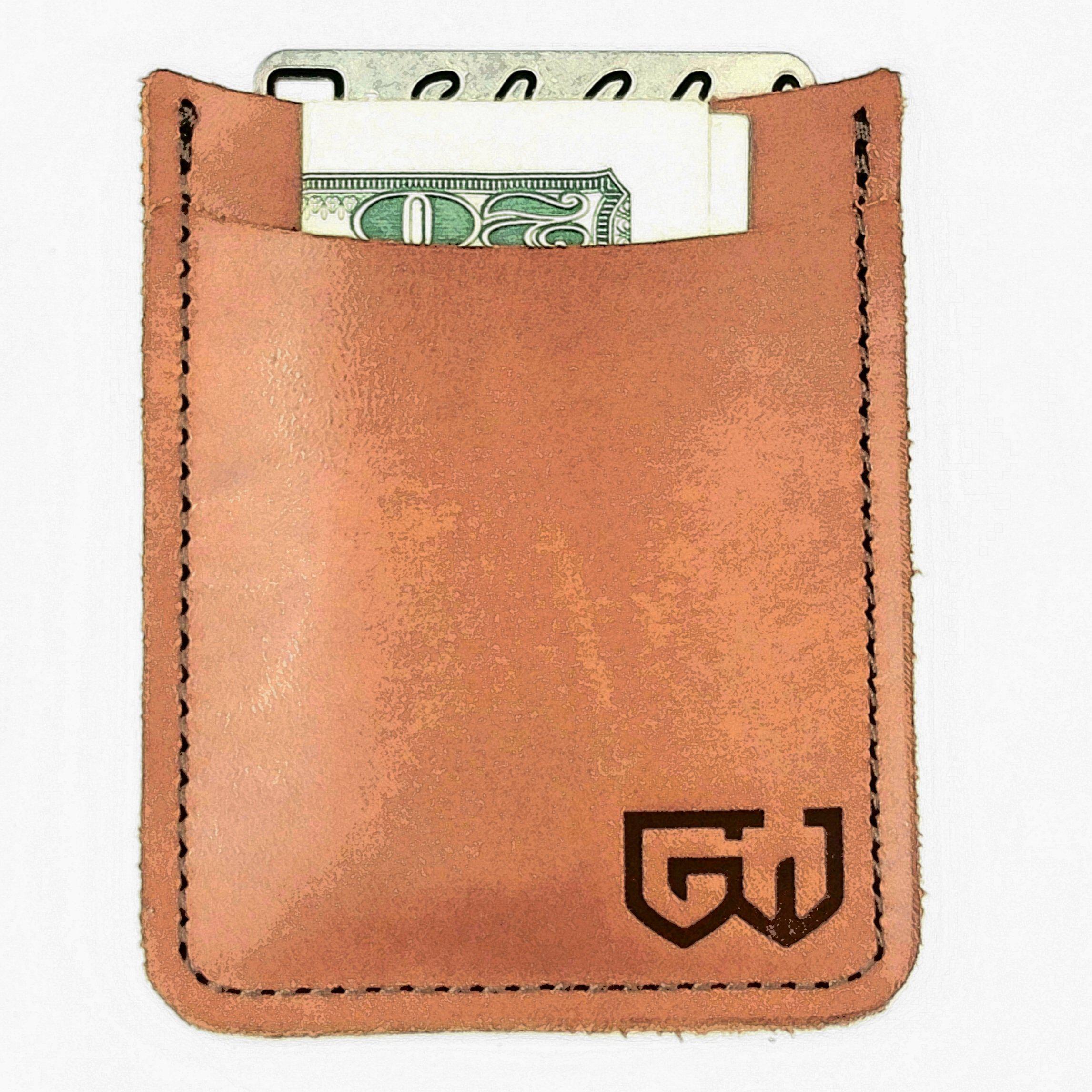 Minimalist Front Pocket Leather Card Wallet