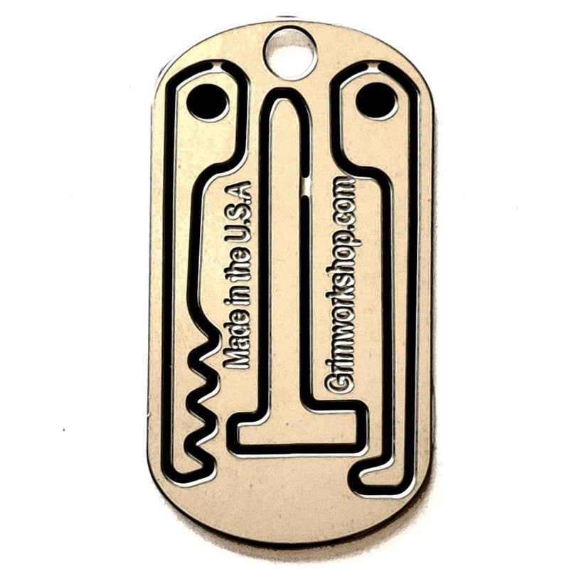 Lockpick Kit Dog Tag Tool Necklace-Grimworkshop-bugoutbag-bushcraft-edc-gear-edctool-everydaycarry-survivalcard-survivalkit-wilderness-prepping-toolkit