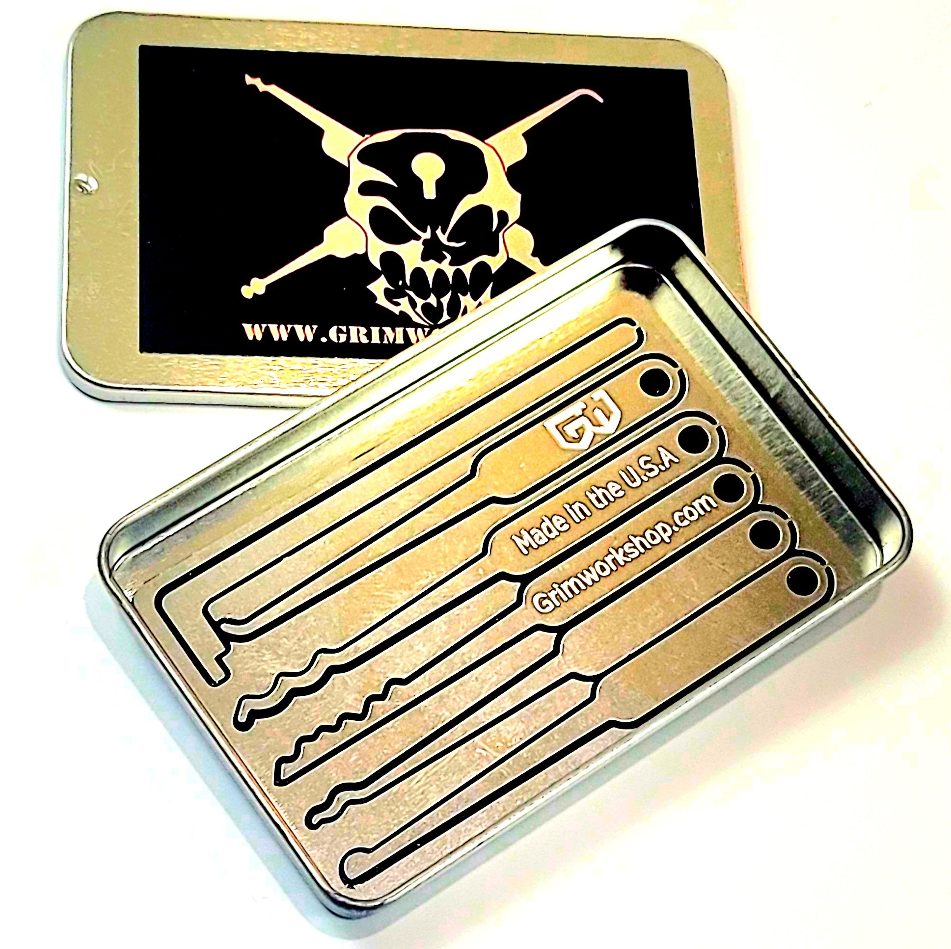 1 Wallet Size Lock Pick Set 5pcs tools with 10 in1 Multitool