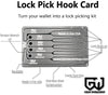 Credit Card Lockpick Kit   The Lock Pick Hook C...