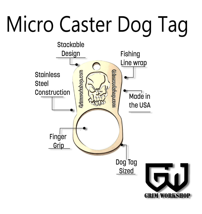 Dog Tag Sized Plastic Bottle Cordage Cutter – Grimworkshop