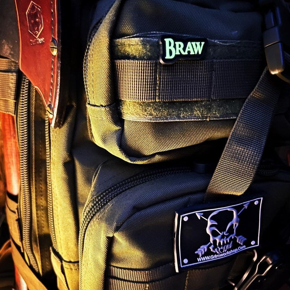 Grim Hunting Patches with Hidden Pocket