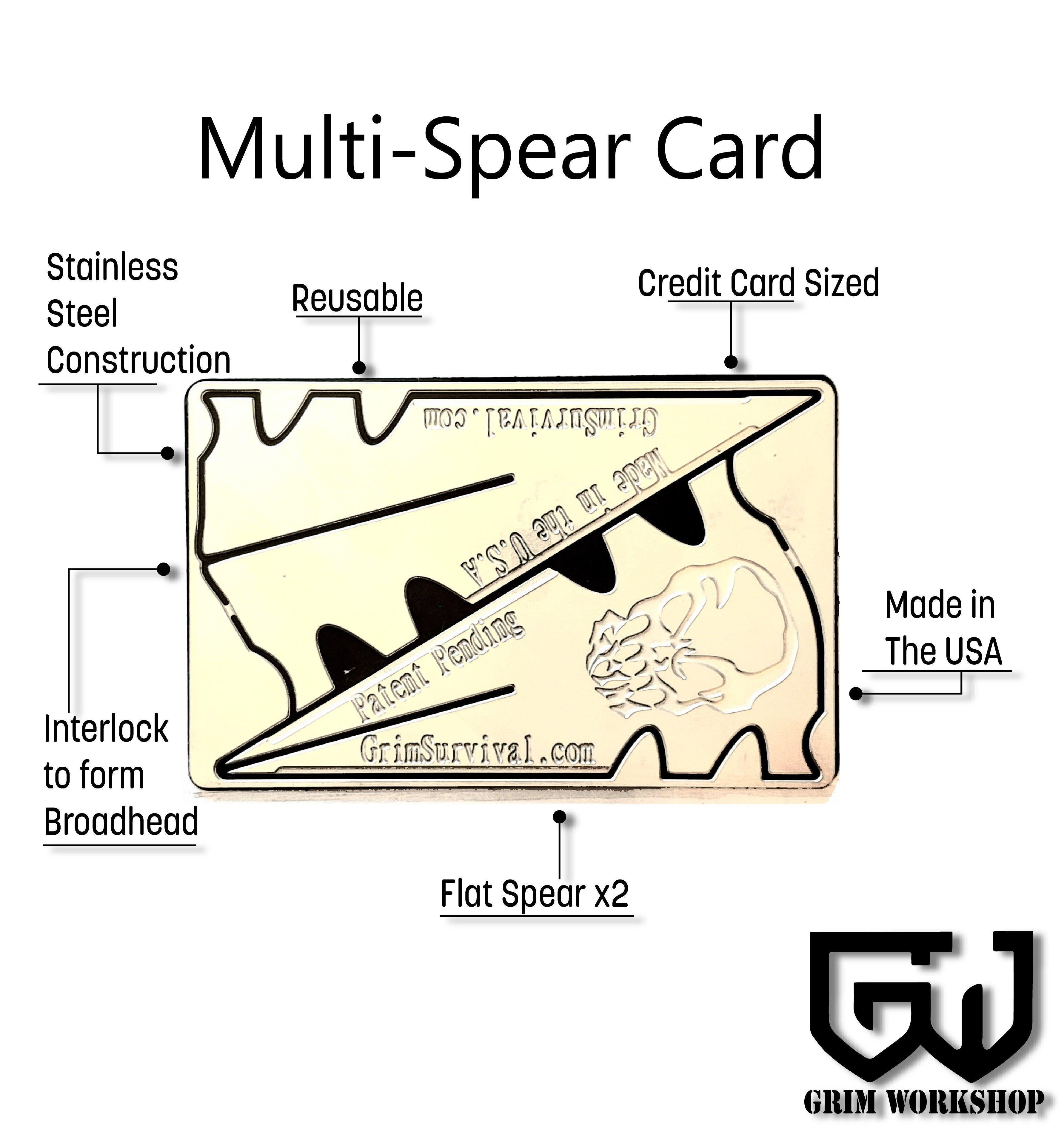 Grim Workshop Multi Spear Card (Large Spear)