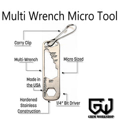 Multi-Wrench Micro Tool-Grimworkshop-bugoutbag-bushcraft-edc-gear-edctool-everydaycarry-survivalcard-survivalkit-wilderness-prepping-toolkit