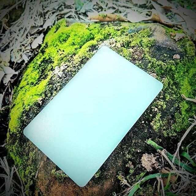The Glow Card, a glow in the dark credit card that's like having a reusable glow stick in your wallet. The glow in the dark cards that are reusable
