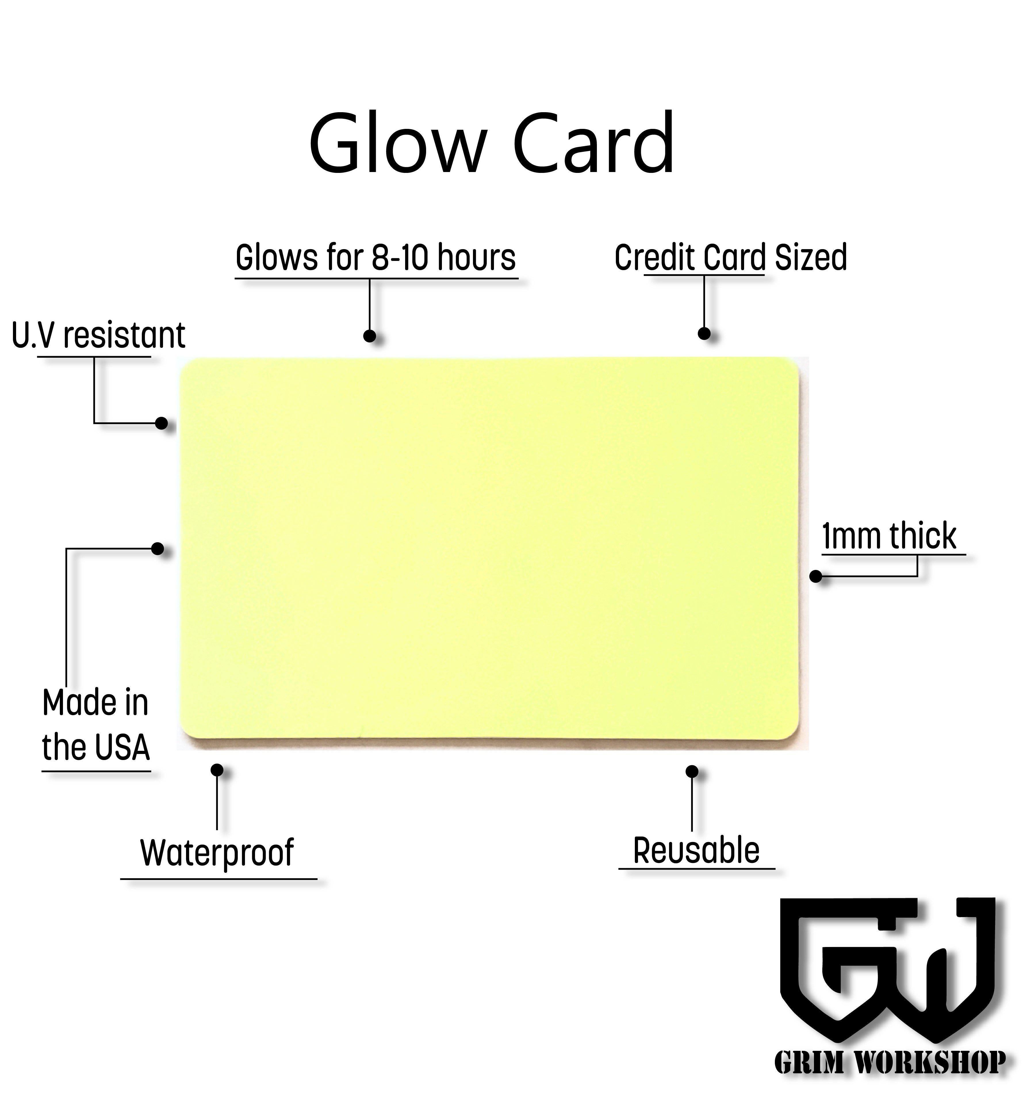 Glow Card, Rechargeable Glow Stick