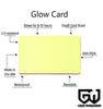The Glow Card, a glow in the dark credit card t...