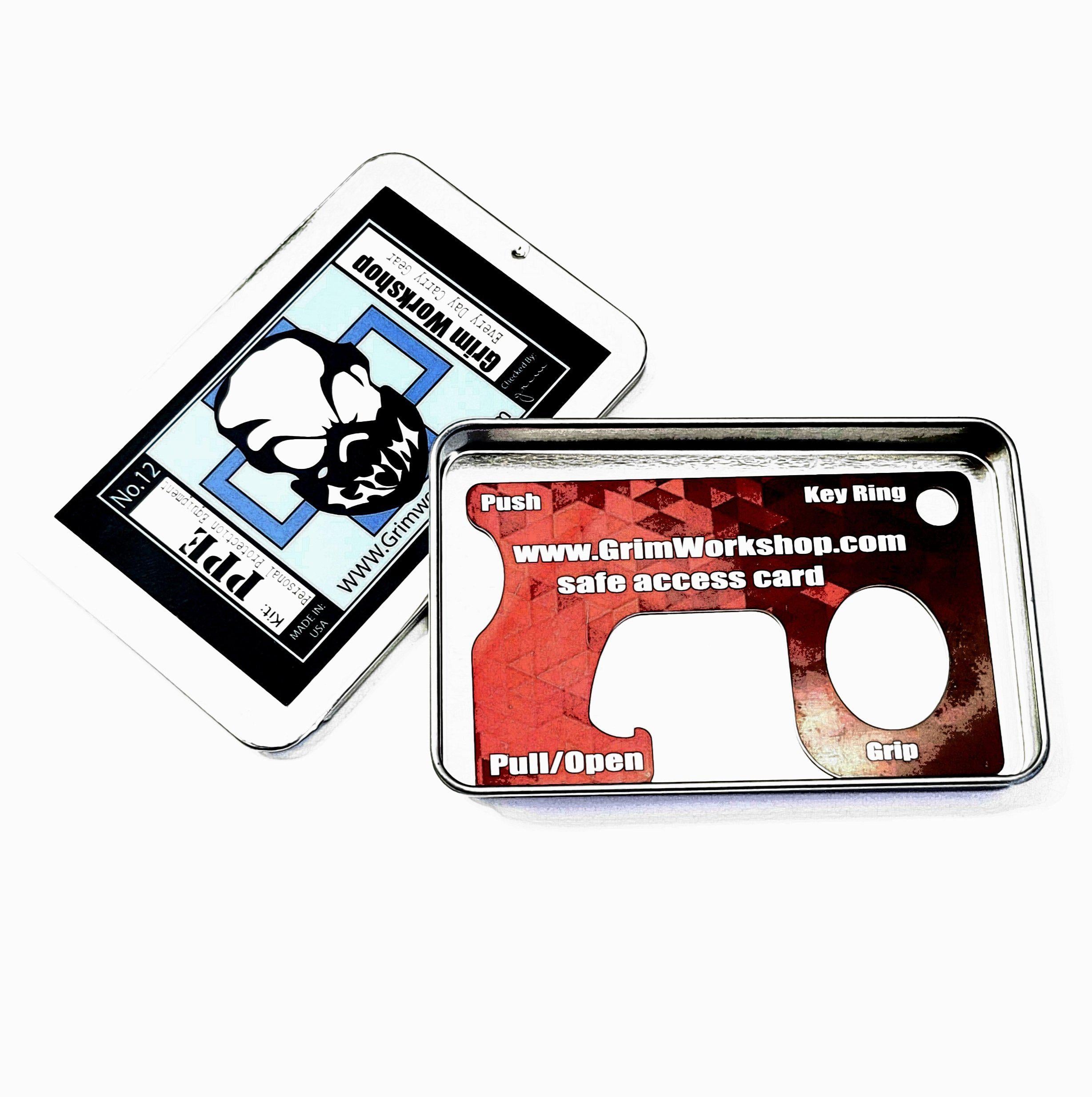 Safe Access Card Touchless Contact Tool-Grimworkshop-bugoutbag-bushcraft-edc-gear-edctool-everydaycarry-survivalcard-survivalkit-wilderness-prepping-toolkit