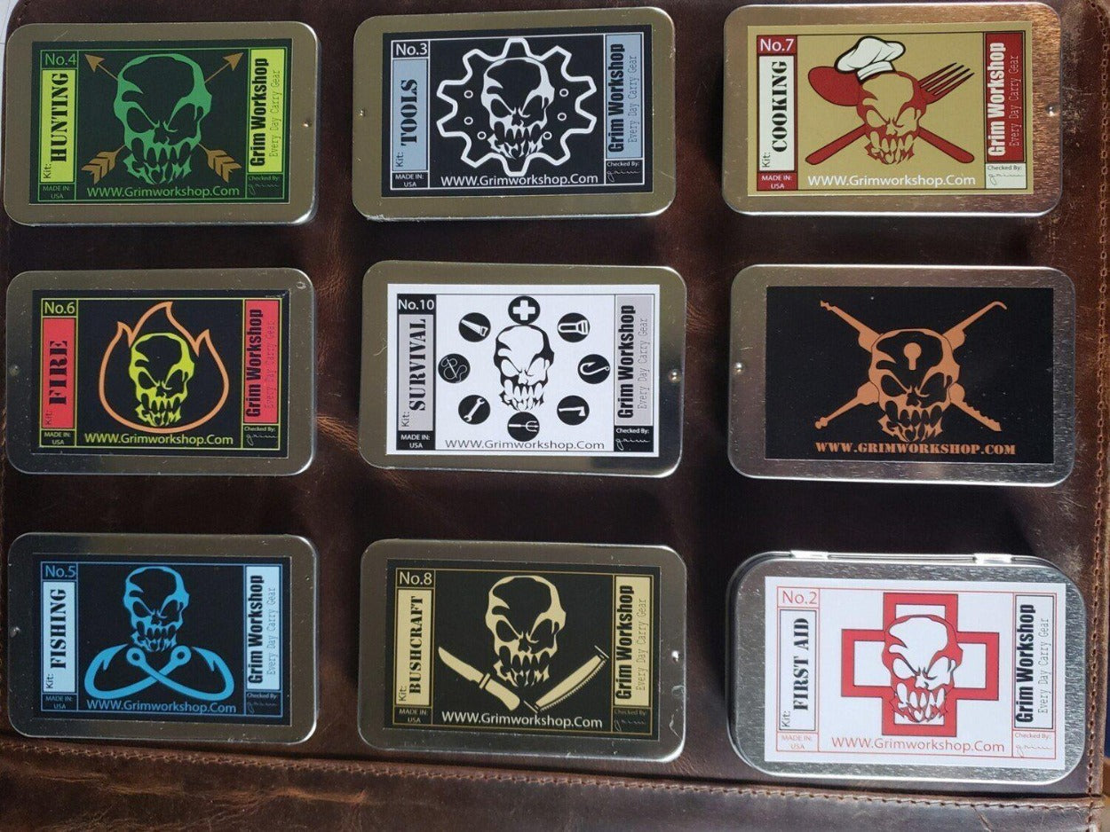 Custom Hinged Tin Box for Card Game