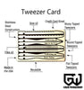 Tweezer Kit Set of Tweezers for first aid and m...